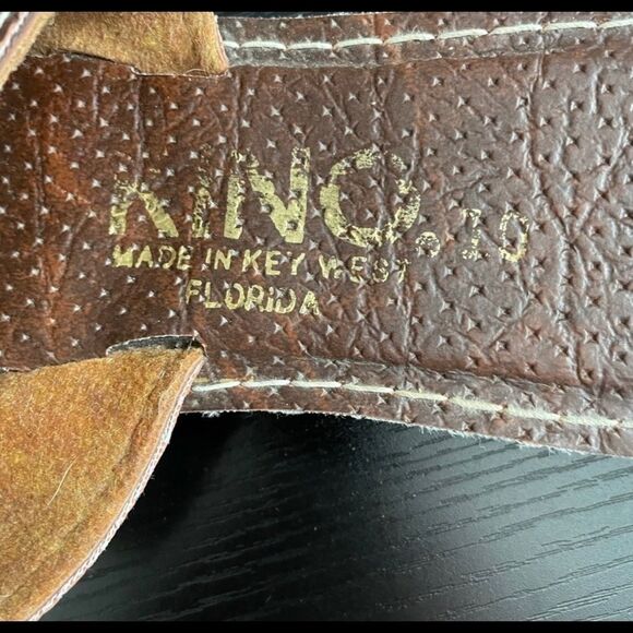 Kino Thong Leather Sandals made in Key West, 10 - Picture 10 of 10